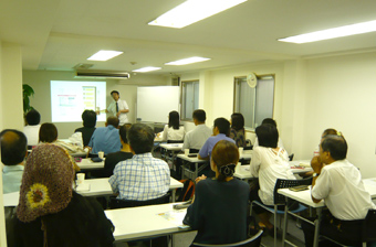 集客名刺の作り方セミナー中