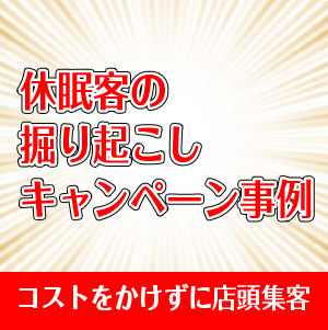 休眠客掘り起こしキャンペーン